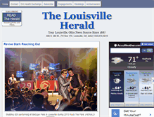 Tablet Screenshot of louisvilleherald.com